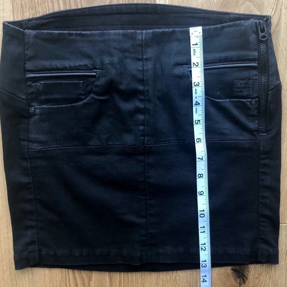 Black mini skirt by G-Star size 28 - Picture 5 of 7